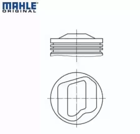 KLIP 75.51mm 1.3 DIZEL POLO 1987-1990 MAHLE, 0297812,
